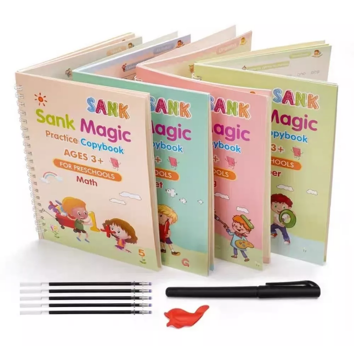 SET CUADERNO MÁGICO CALIGRAFÍA MONTESSORI