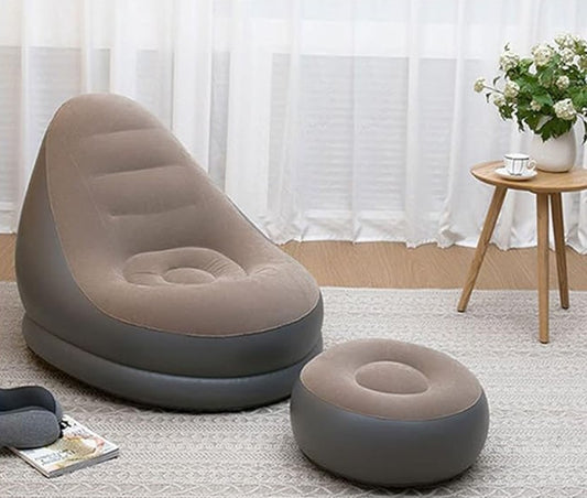 SILLA INFLABLE CON REPOSA PIES