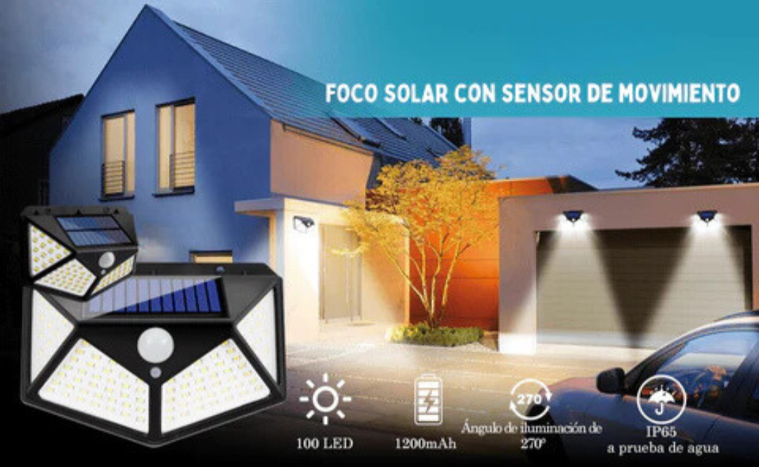 Pack 3 Foco Solar Led (3x2)