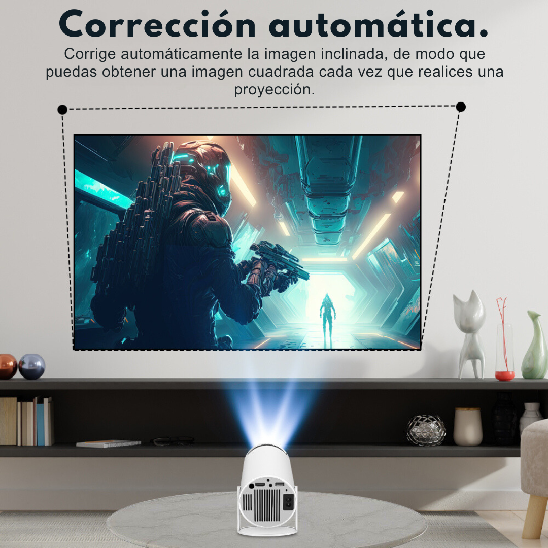 Proyector Portátil Inalámbrico 4K